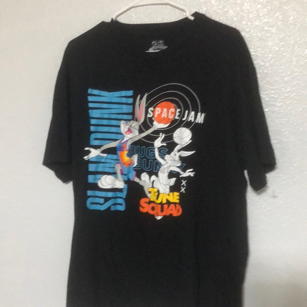 Black space jam T shirt